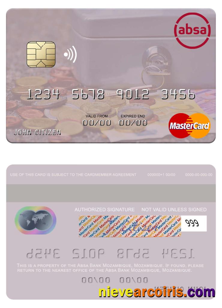 Mozambique Absa Bank Mozambique mastercard